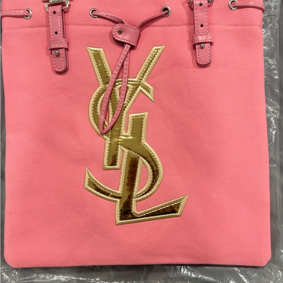 YSL Beauty Pink Women's Tote Bag - GWP 13.5 x 13.5 - New!! - Picture 12 of 12
